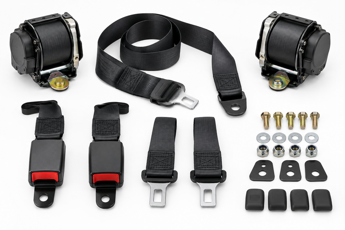 SEAT BELTS ALL VEHICLES NZ SAFETY STAMPED APV SECURON