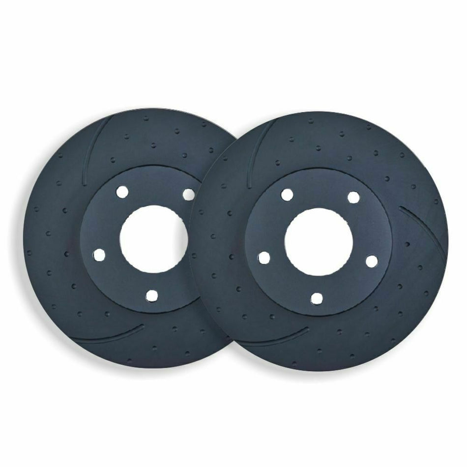 SLOTTED & DIMPLED DISC BRAKES FOR TOYOTA LANDCRUISER PRADO HDJ HZJ FZJ HZJ VDJ