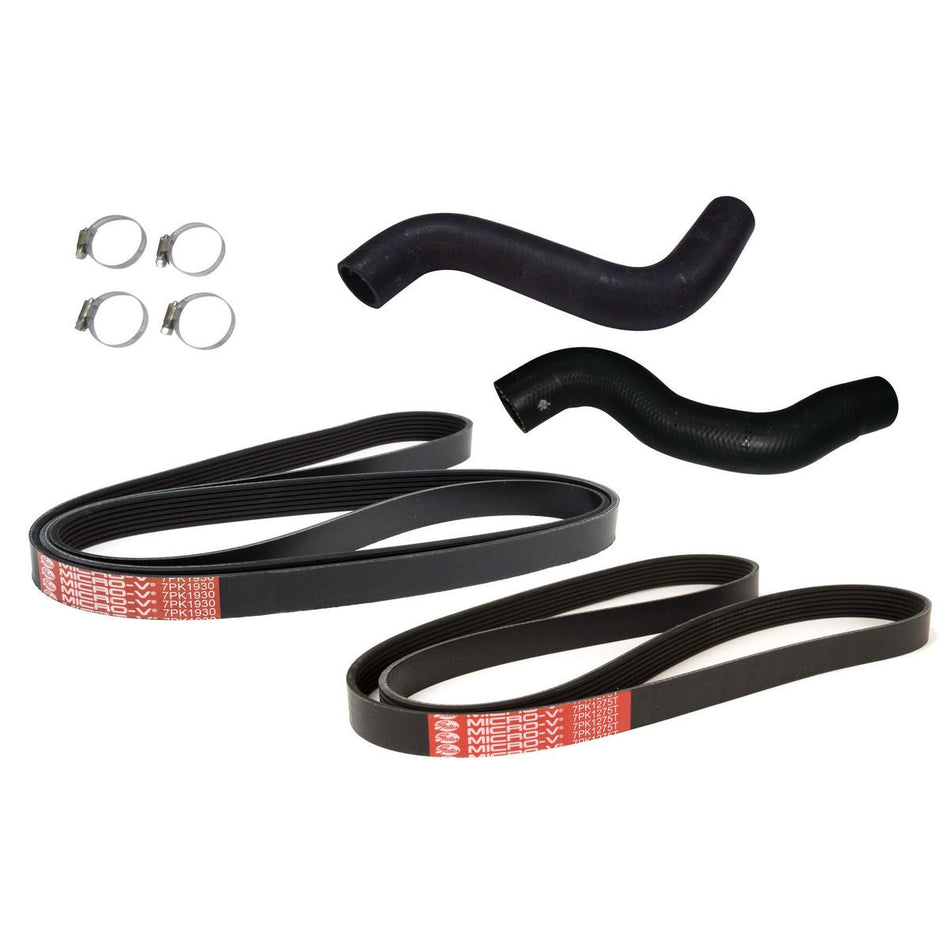 NISSAN NAVARA RADIATOR HOSE & DRIVE BELT KIT D40 YD25DDTI