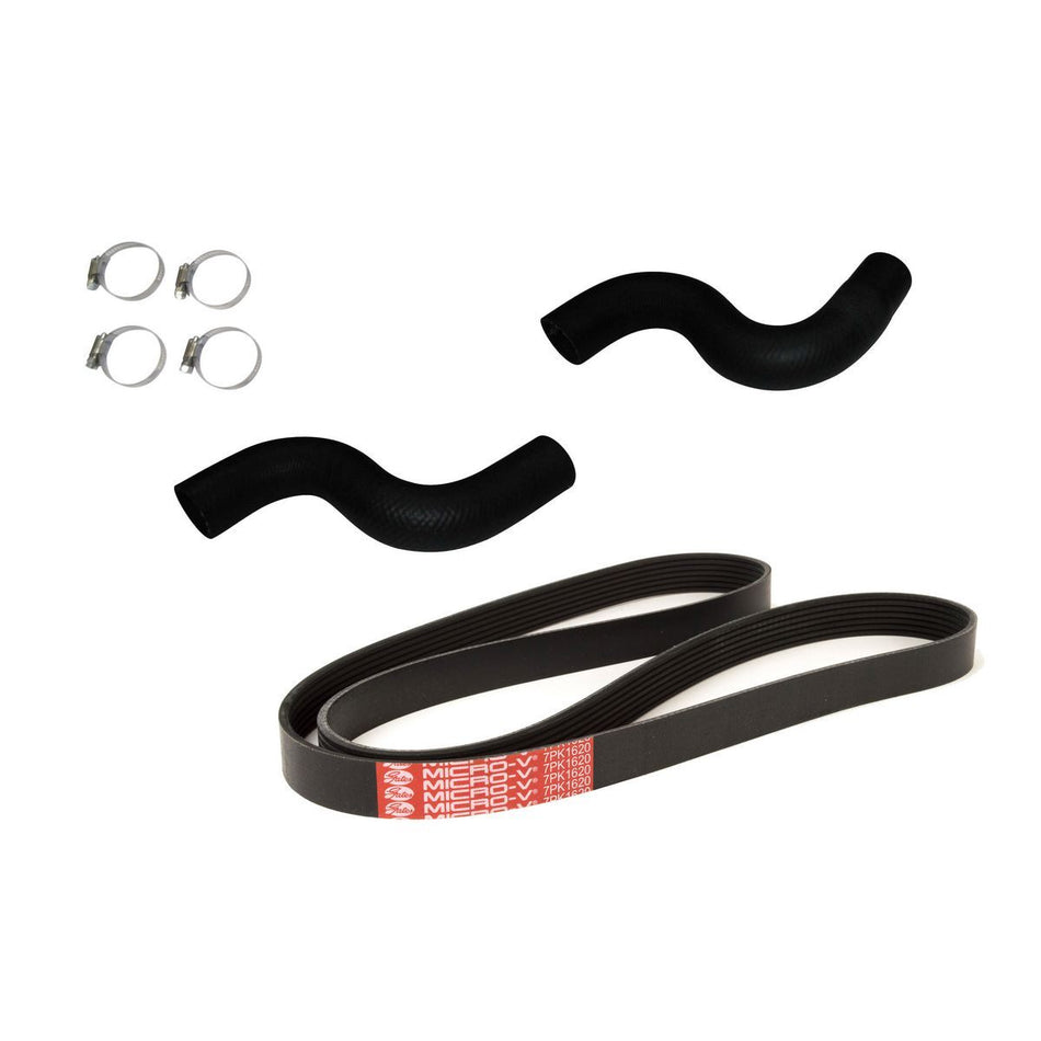RADIATOR HOSE & DRIVE BELT KIT FOR TOYOTA LANDCRUISER PRADO KDJ150R 1KD-FTV