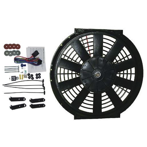 ELECTRIC FAN 24V PUSHER - REVERSIBLE OD:292MM (UNIVERSAL)
