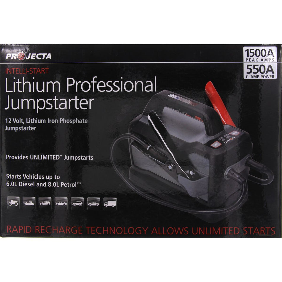 JUMP STARTER 12V 1500A LITHIUM INTELLI-START AND POWER BANK IS1500 (PROJECTA)