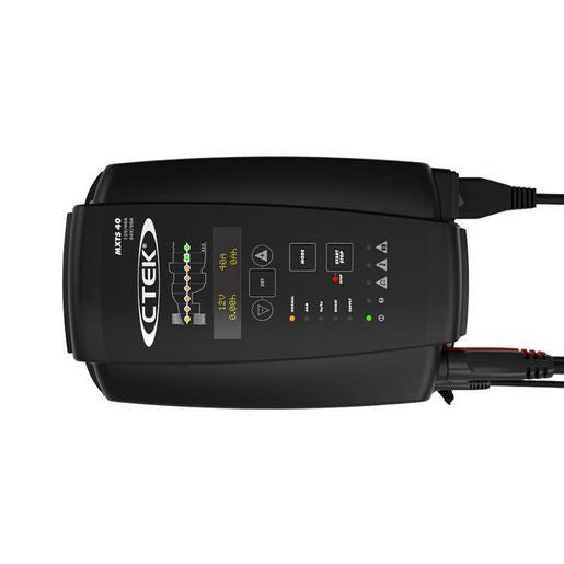 BATTERY CHARGER CTEK 12V 40AMP 24V 20AMP 8 STAGE MXTS40 CTEK