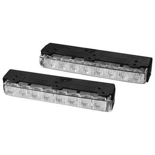 HELLA 12V LED DAY TIME RUNNING LIGHT RECTANGLE KIT 5630