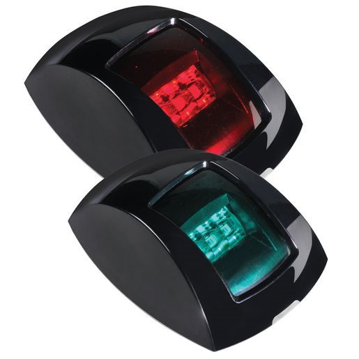 NARVA MARINE 9-33V LED PORT & STARBOARD LAMPS WITH COLOURED LENSES 99014BL