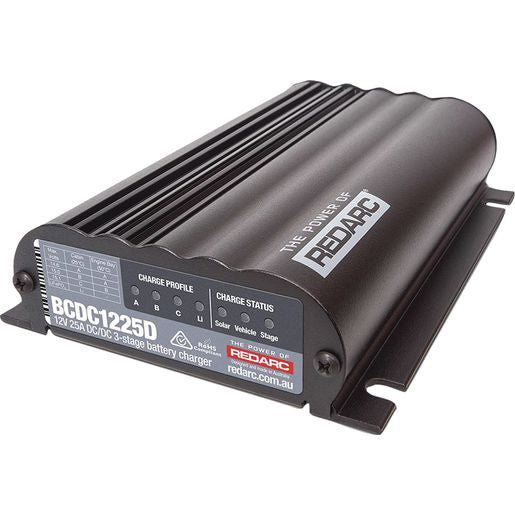 REDARC DC TO DC BATTERY CHARGER 12V 25A BCDC1225D