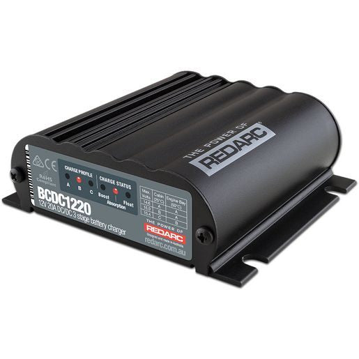 REDARC DC TO DC BATTERY CHARGER 12V 20A BCDC1220