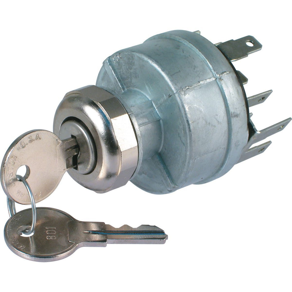 UNIVERSAL IGNITION SWITCH ACC - OFF - ACC/IGN - START (CONTACTS RATED 30A @ 12V