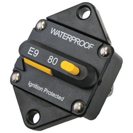 CIRCUIT BREAKER FLUSH MOUNT MANUAL RESET CIRCUIT BREAKER 80A - 1 PIECE