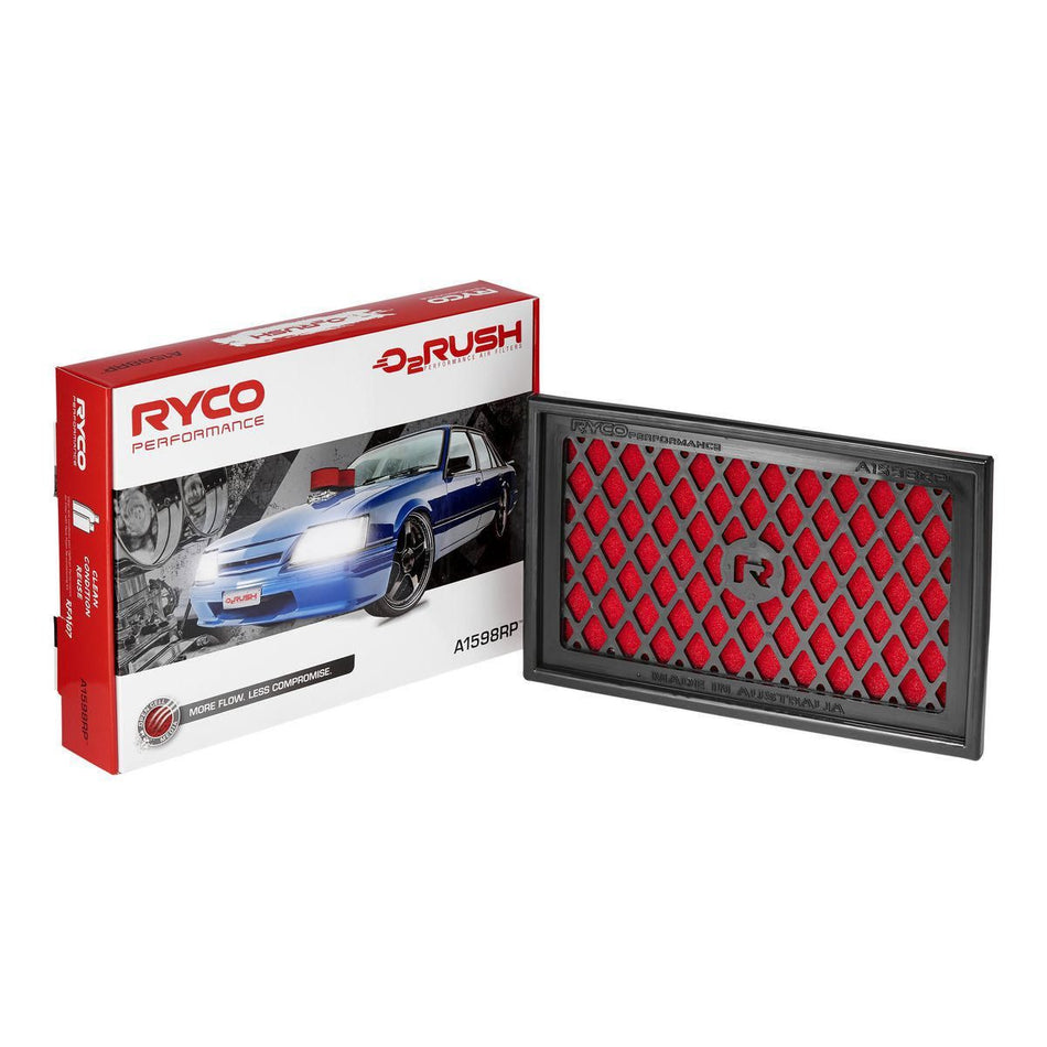 RYCO PERFORMANCE 02 RUSH AIR FILTER NISSAN NAVARA A1598RP DIESEL