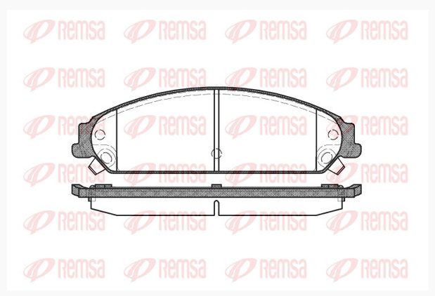 CHRYSLER 300C V8 HEMI SRT8 6.1 V8 5.7 FRONT BRAKE PADS (METALLIC) 112808