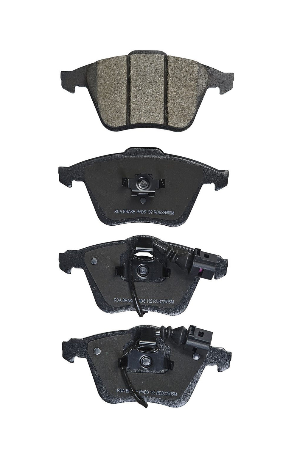 AUDI ALLROAD FRONT BRAKE PADS 3.2 PR-ZL/1KW 1KD 1KW (LOW METALLIC) RDB2283
