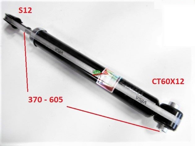 REAR SHOCK ABSORBER FOR TOYOTA AURIS BB COROLLA BLADE PRIUS NZE ZRE QNC GRE EACH