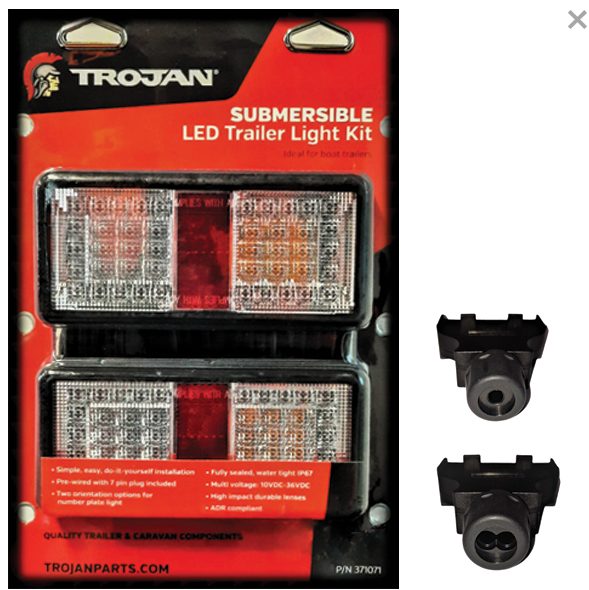 Trojan LED Tail Lamp - Combo Submersible - Multi Volt