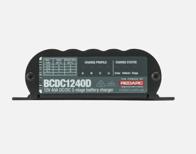 REDARC BCDC CLASSIC UNDER BONNET 40A DC BATTERY CHARGER