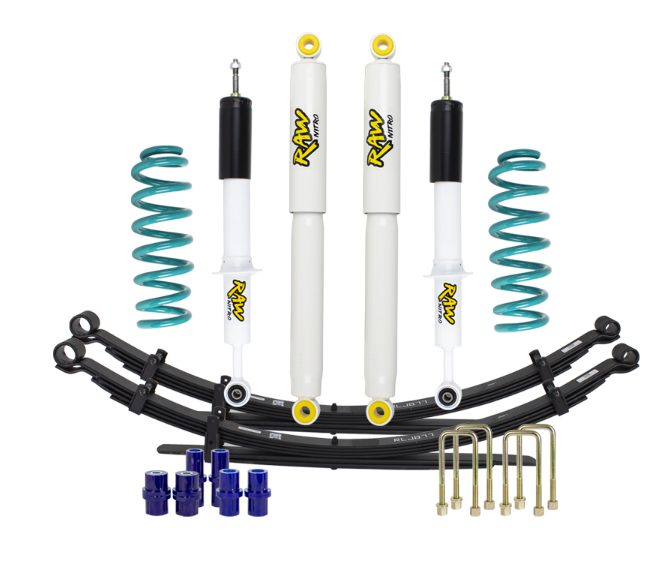 ISUZU D-MAX 2011 ONWARDS LIFT JUNKIE 2" SUSPENSION LIFT KIT (RAW SHOCKS)