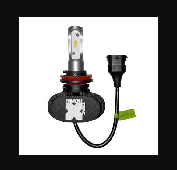 Maxi Trac H8/H9/H11 LED Headlight Globe Pair, 12/24V 5600Lm 6000K