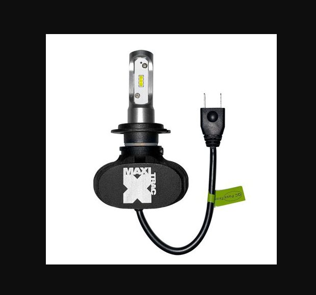 Maxi Trac H7 LED Headlight Bulb Pair, 12/24V 5600Lm 6000K