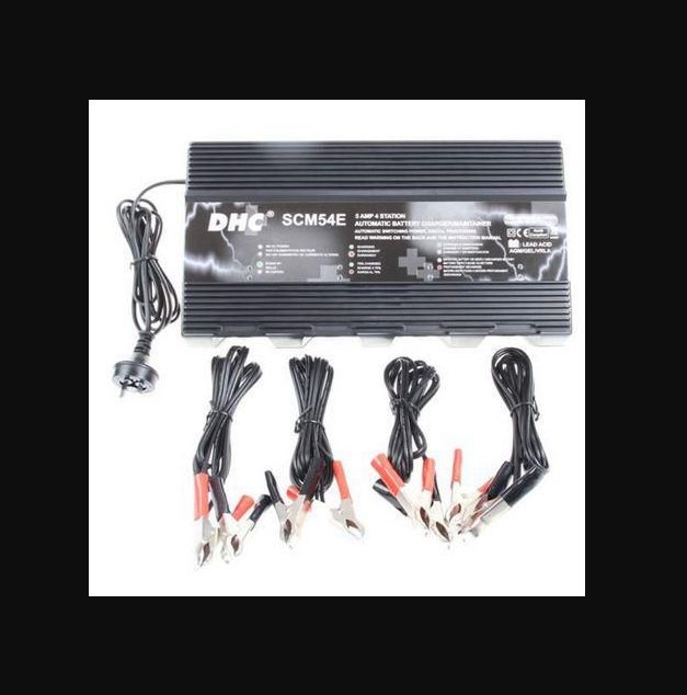 SCM54E - Matson Battery Charger Workshop 4 Station 12v 5 Amp