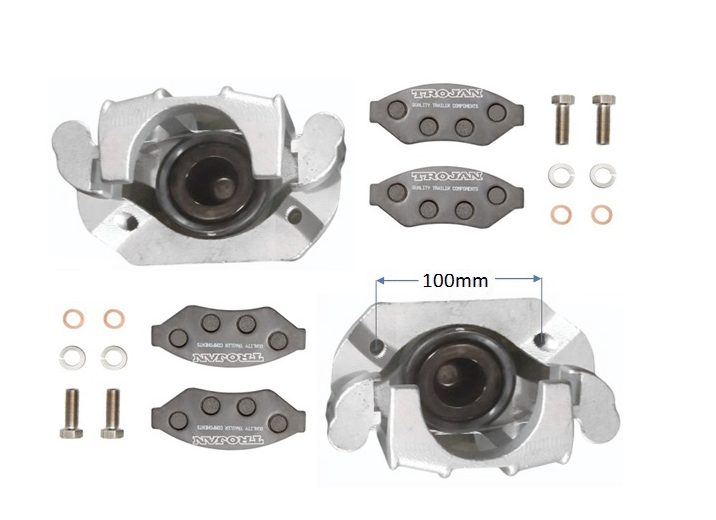 Trojan Hydraulic Caliper Conversion Set - Cast Iron - MK2/MK5