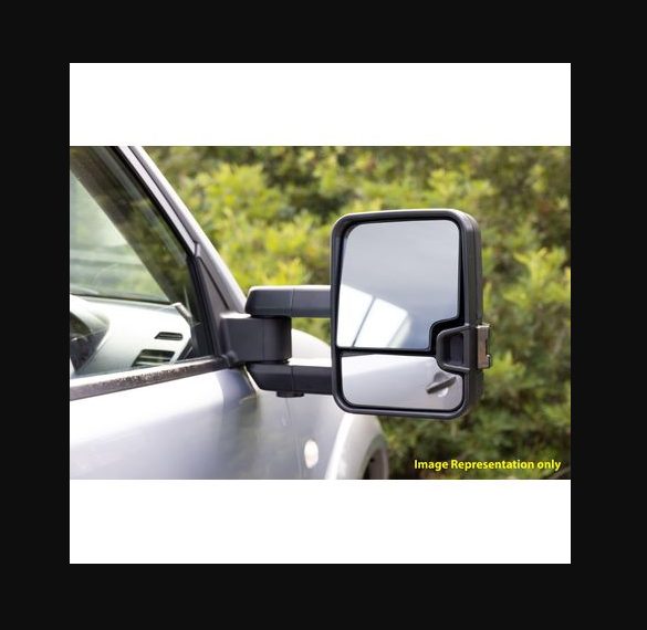 EXTENDABLE TOWING MIRRORS ELECTRIC 4X4 FIT MULTIPLE VEHICLES CHECK DESCRIPTION