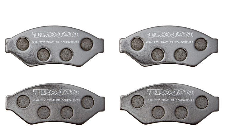 TRAILER BRAKE PAD SET MK3-6 DB1000 TROJAN (STAINLESS STEEL) PT10203 MARINE