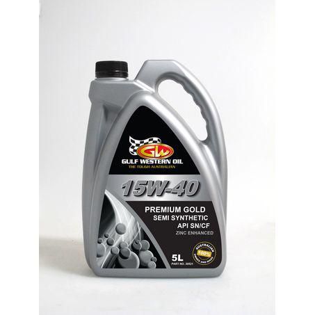 Gulf Western Premium Gold 15W40 Engine Oil