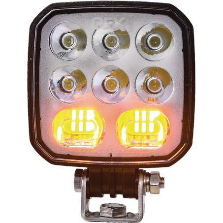 SPOT WORKLIGHT AND AMBER WARNING LIGHT OEX INTEGRATED