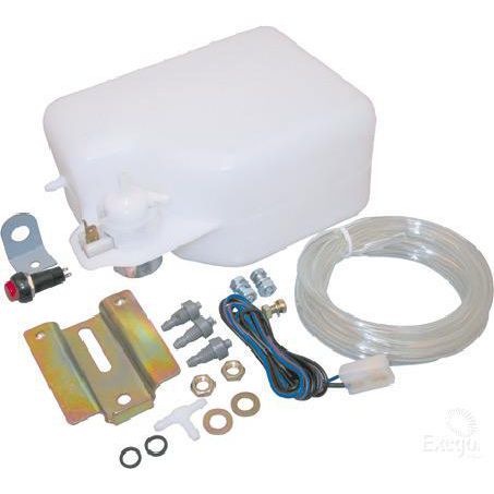 WASHER BOTTLE KIT UNIVERSAL 12V 1.3L CAPACITY WINDOW WASHER MOTOR SQUIRTER