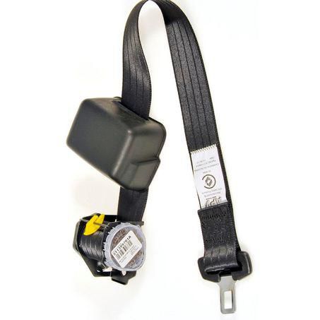 180/180 SEAT BELT BLACK EITH BUCKLE/STEM