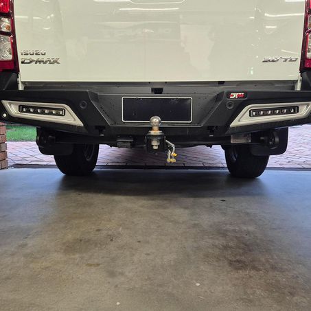 4x4 Steel Rear Bumper Tow Bars Suit Isuzu D-MAX RG