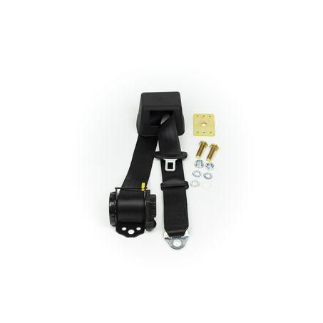 APV Seat Belt 0/0 Black with buckle/stem