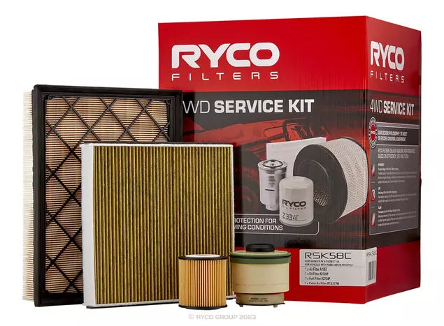 FORD RANGER & EVEREST FILTER SERVICE KIT AIR/OIL/FUEL/CABIN