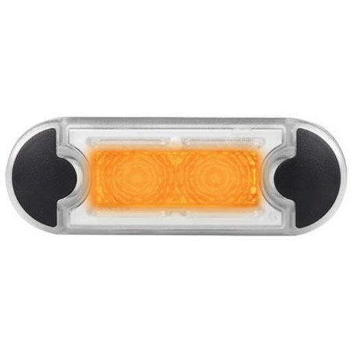 HELLA FRONT MARKER LIGHT AMBER LED 12 OR 24V 2060