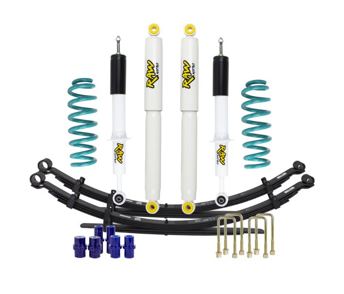 HOLDEN COLORADO RG 2012-ONWARDS LIFT JUNKIE 2" SUSPENSION LIFT KIT (RAW SHOCKS)