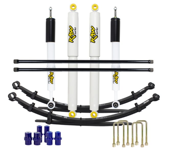 MAZDA BT-50 2006-2011 LIFT JUNKIE 2" SUSPENSION LIFT KIT (RAW SHOCKS) TORSION