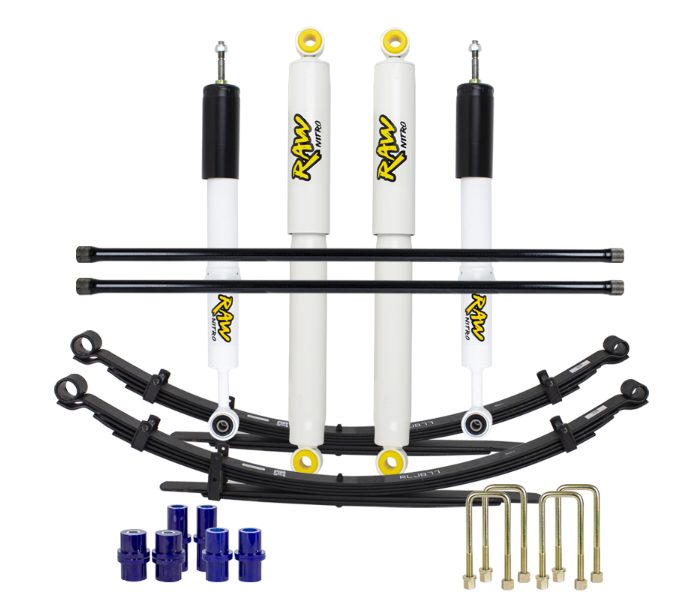 MAZDA BT-50 2006-2011 LIFT JUNKIE 2" SUSPENSION LIFT KIT (RAW SHOCKS) COIL SPRNG