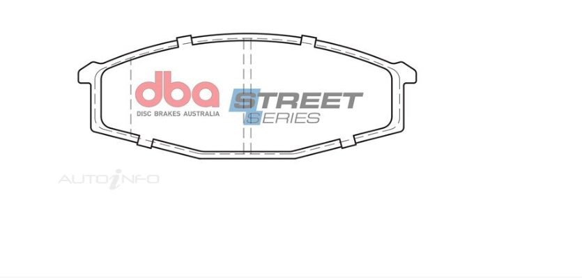 NISSAN SAFARI FRONT BRAKE PADS PERFORMANCE STREET SERIES DBA GQ Y60 1988-1993 MQ