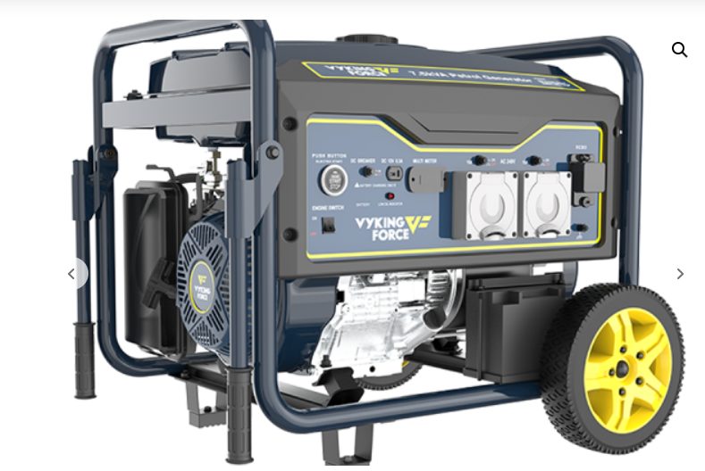 PETROL GENERATOR 8000W VYKING FORCE 9KVA PURE SINE WAVE RCD COMPLIANT