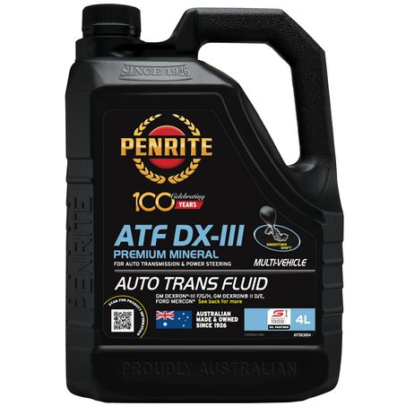 PENRITE ATF DXIII MULTIVEHICLE AUTOMATIC TRANSMISSION FLUID 4L ATFDX3004