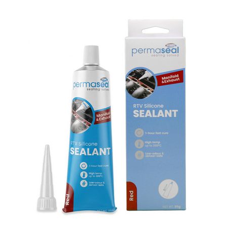 Permaseal RTV Manifold & Exhaust Red gasket sealant 85g