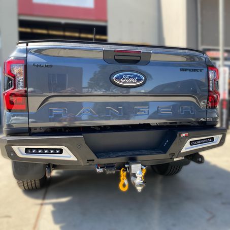 4x4 Steel Rear Bumper Tow Bars Suit Ford Ranger PY NextGen