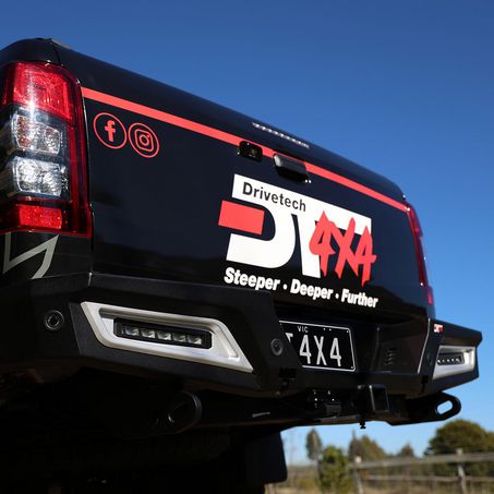 4x4 Steel Rear Bumper Tow Bars Suit Mitsubishi Triton MR