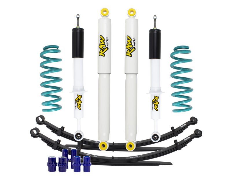 FORD RANGER PX 2011-18 LIFT JUNKIE 2" SUSPENSION LIFT KIT (RAW SHOCKS)