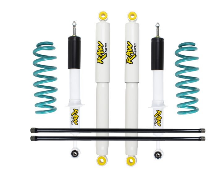 LIFT JUNKIE 2" SUSPENSION LIFT KIT (RAW) FOR TOYOTA HILUX SURF 130 1989-96