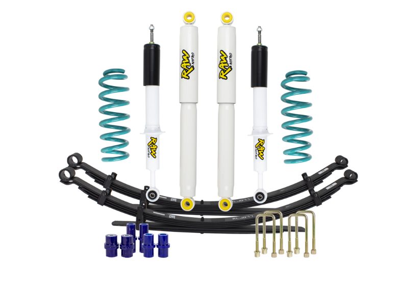 LIFT JUNKIE 2" SUSPENSION LIFT (RAW) FOR TOYOTA HILUX GGN/26 KUN25 KUN26 2005-15